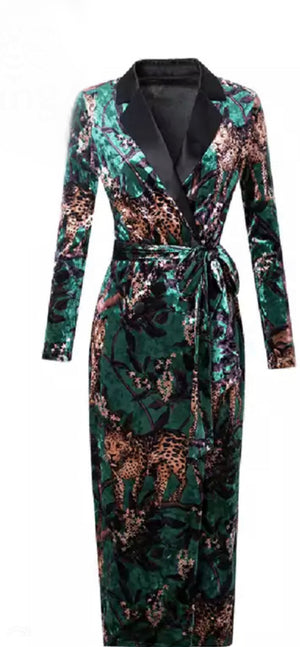 Forest Leopard Dress